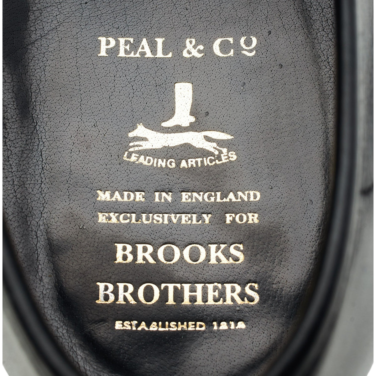Peal & Co. Black Leather Loafers UK 10.5 US 11.5 D