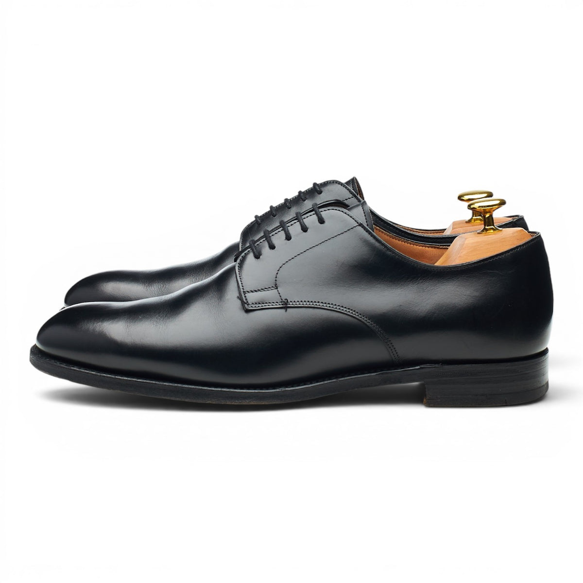 'PA001' Black Leather Derby UK 8.5 F