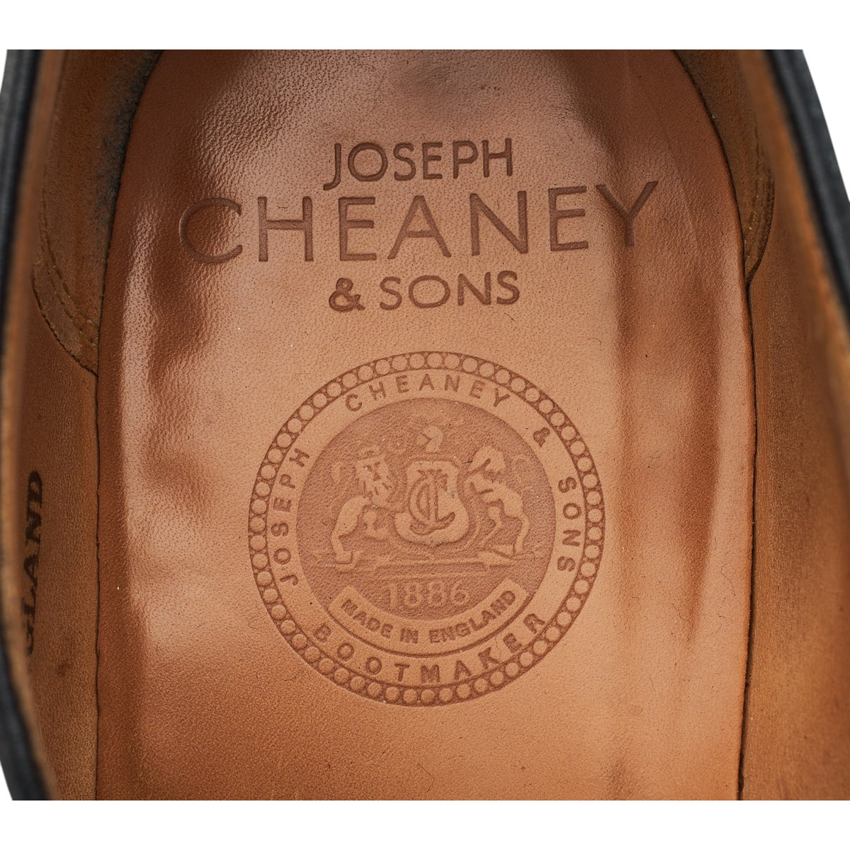 'PA001' Black Leather Derby UK 8.5 F