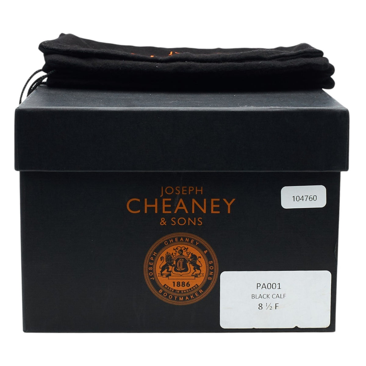 'PA001' Black Leather Derby UK 8.5 F