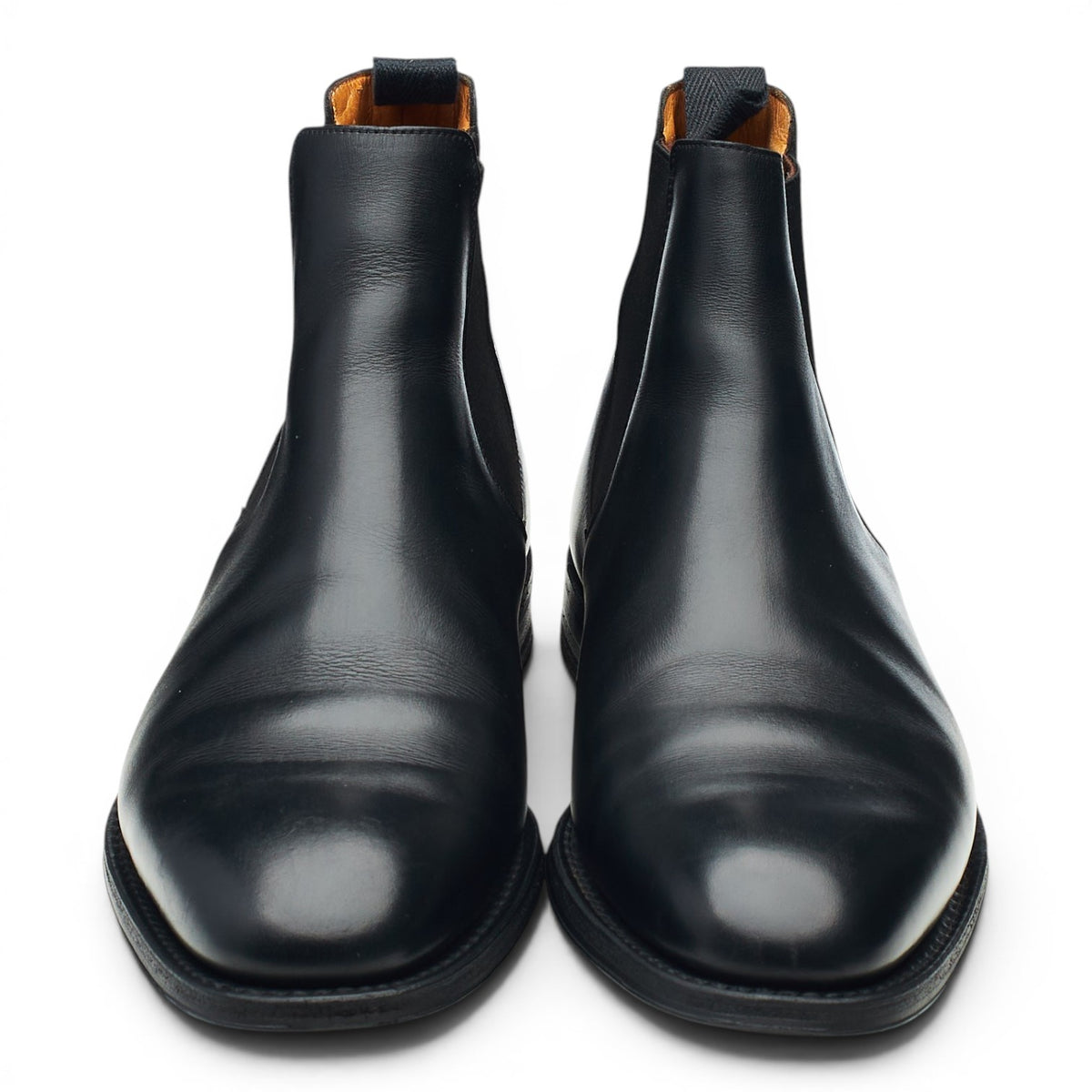 'Amberley' Black Leather Chelsea Boots UK 8.5 F