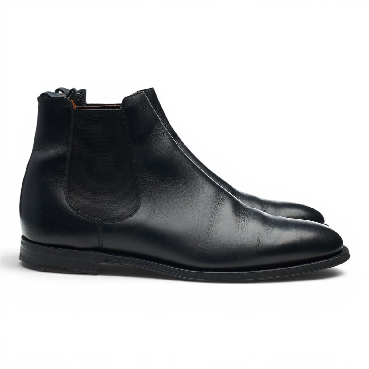 'Amberley' Black Leather Chelsea Boots UK 8.5 F