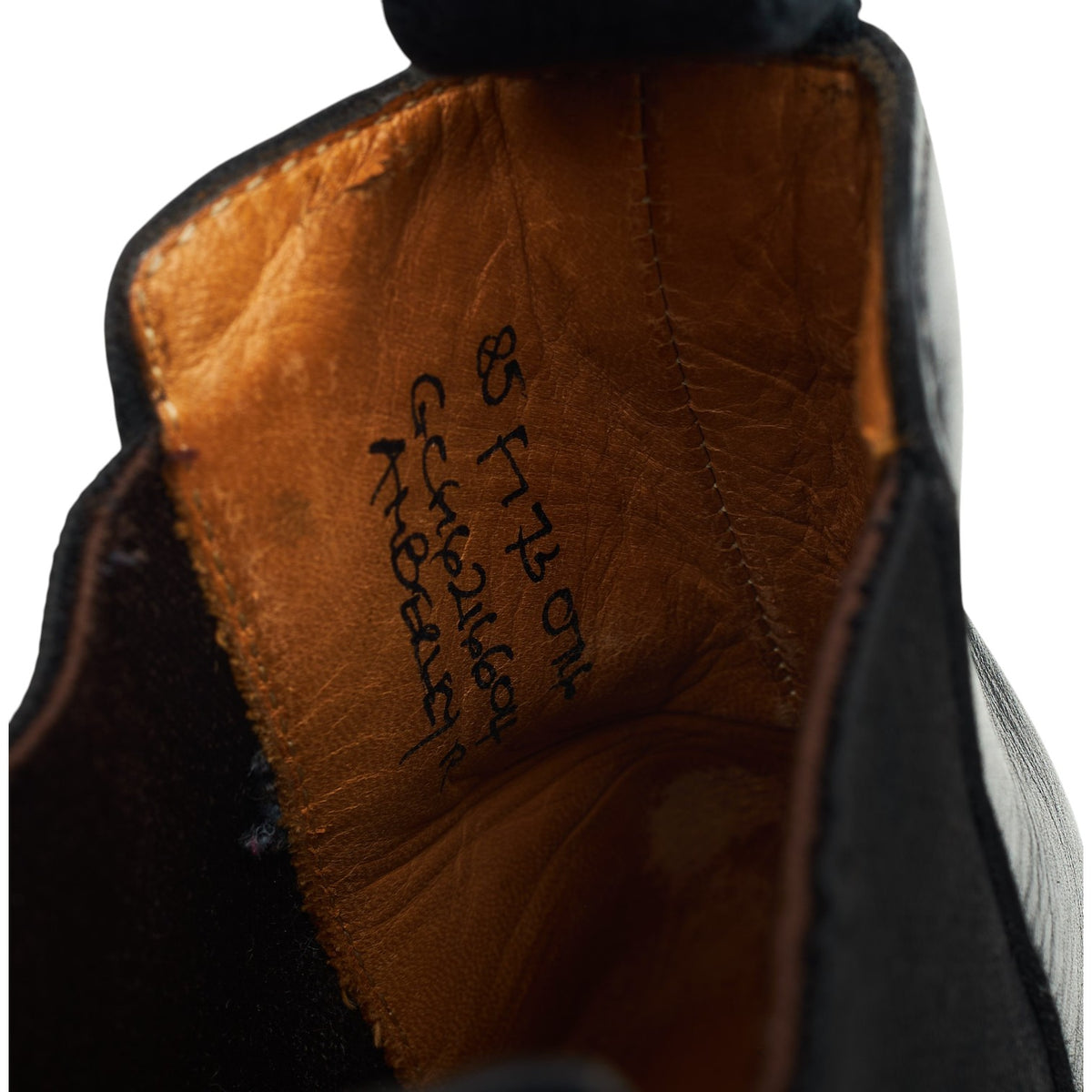 'Amberley' Black Leather Chelsea Boots UK 8.5 F