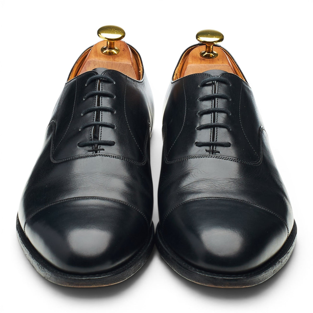 Black Leaher Oxford UK 7.5 G