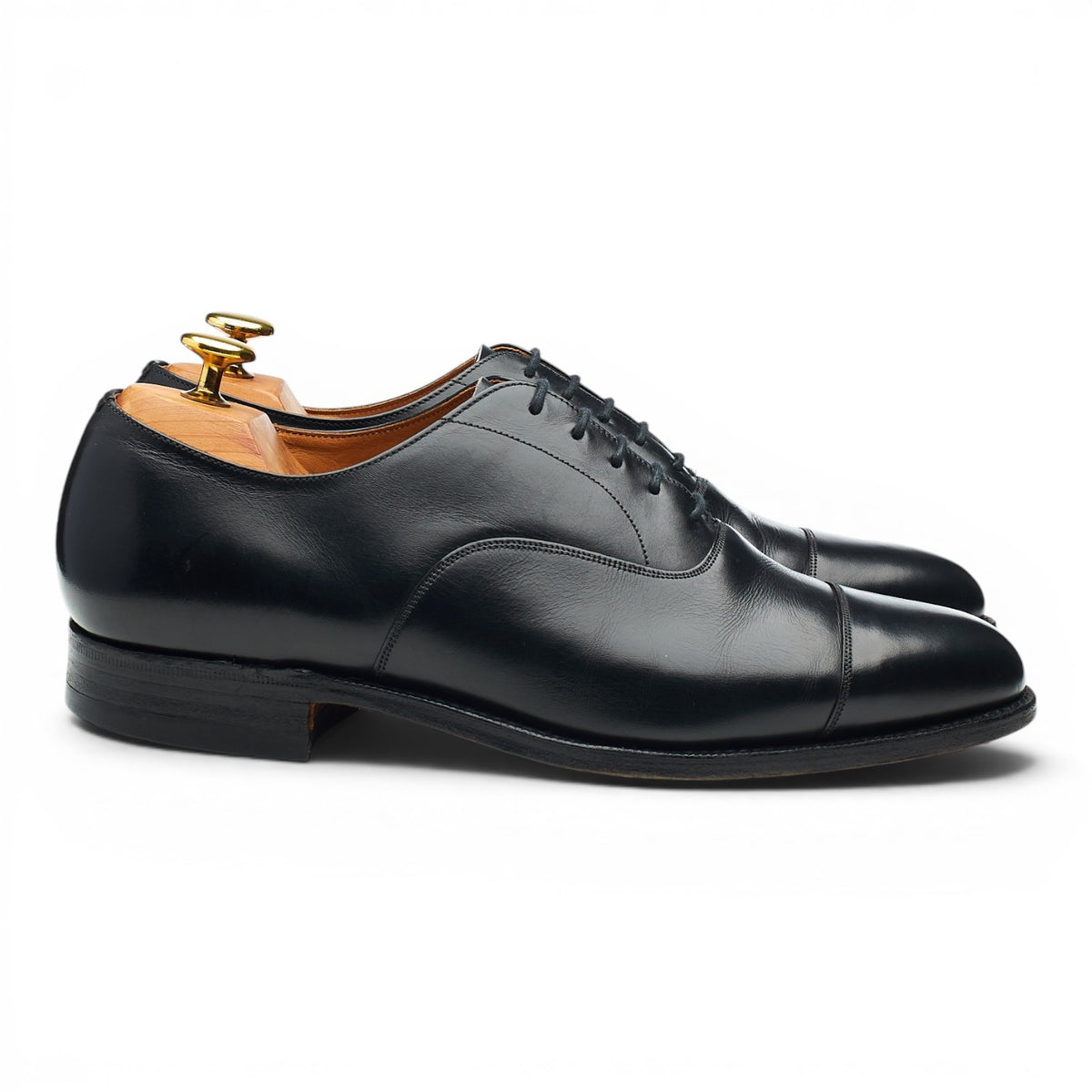 Black Leaher Oxford UK 7.5 G