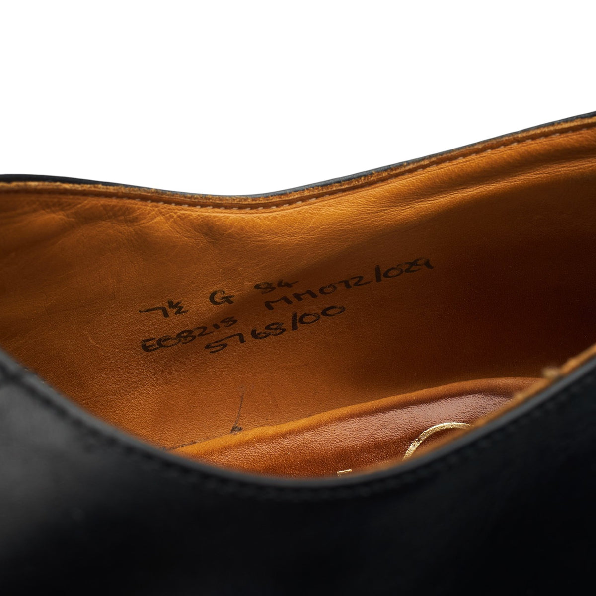 Black Leaher Oxford UK 7.5 G