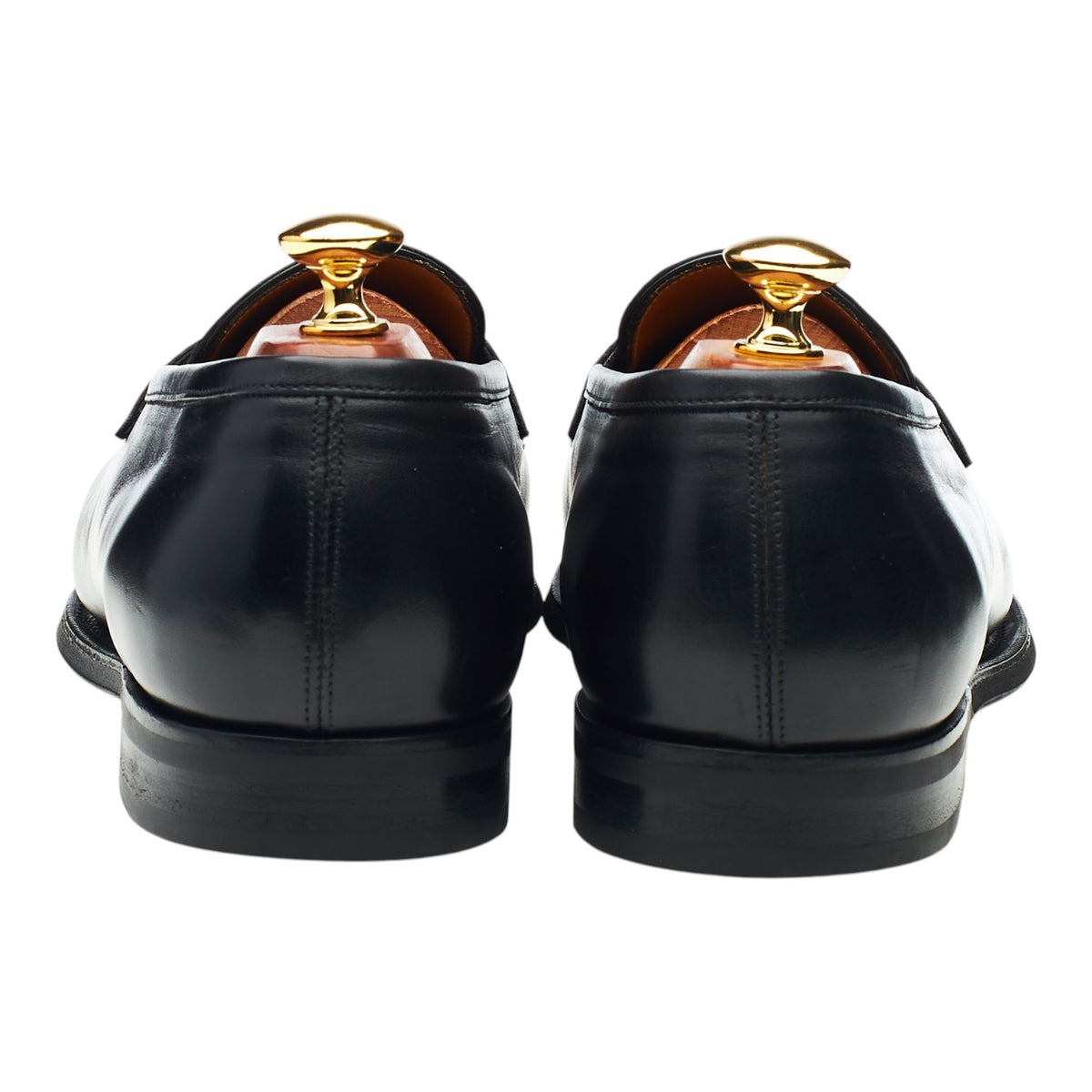 'Piccadilly' Black Leather Loafers UK 9.5 E