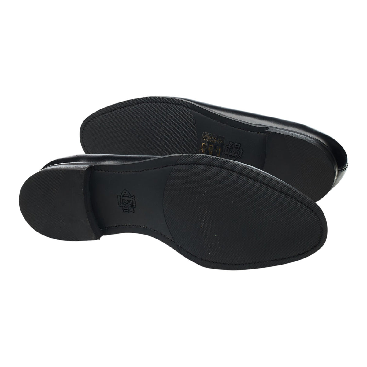 'Piccadilly' Black Leather Loafers UK 9.5 E