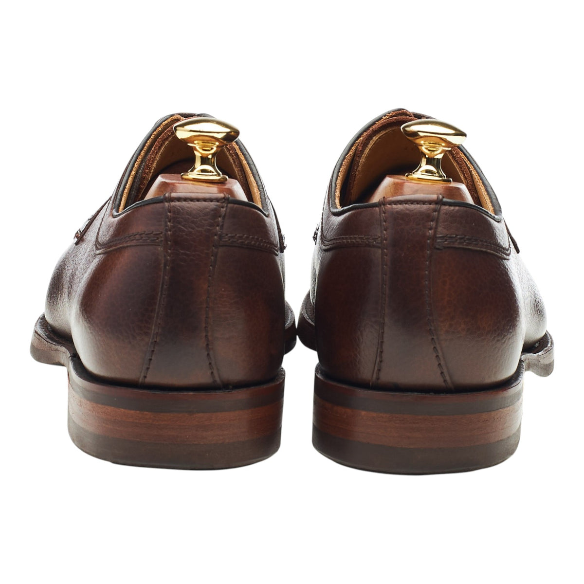'Skye' Brown Grain Leather Derby UK 8 F