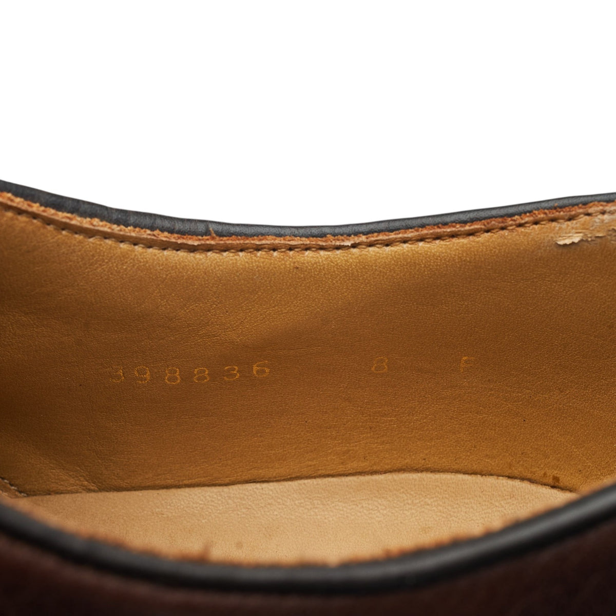 'Skye' Brown Grain Leather Derby UK 8 F