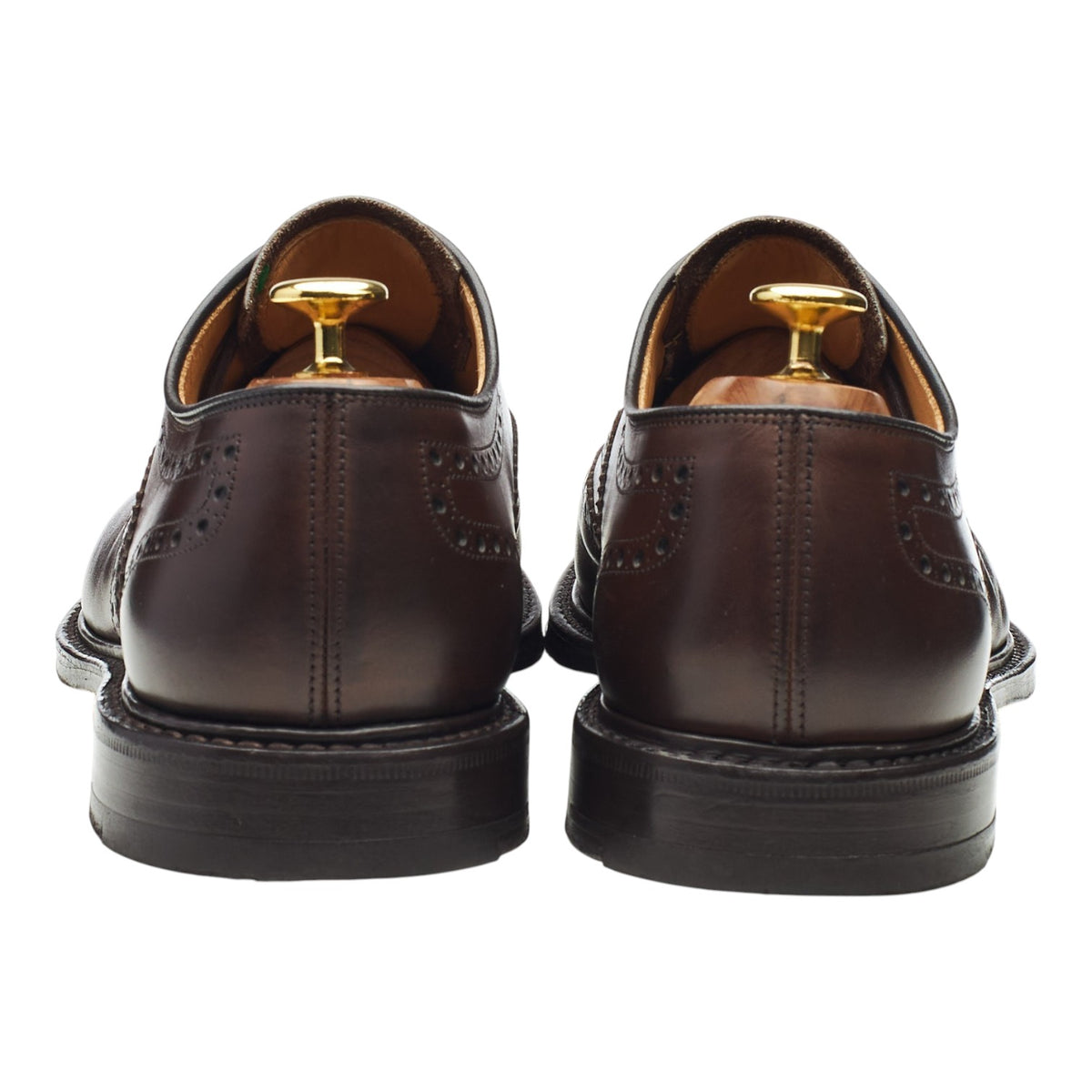 'Clifford' Dark Brown Leather Oxford Brogues UK 8 G
