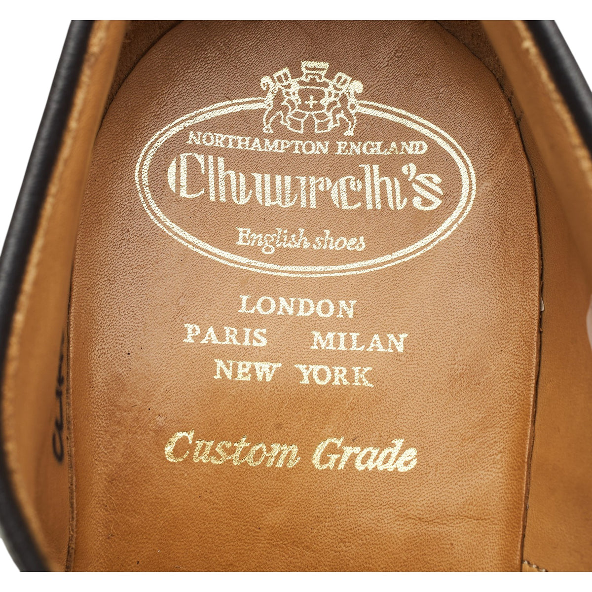'Clifford' Dark Brown Leather Oxford Brogues UK 8 G