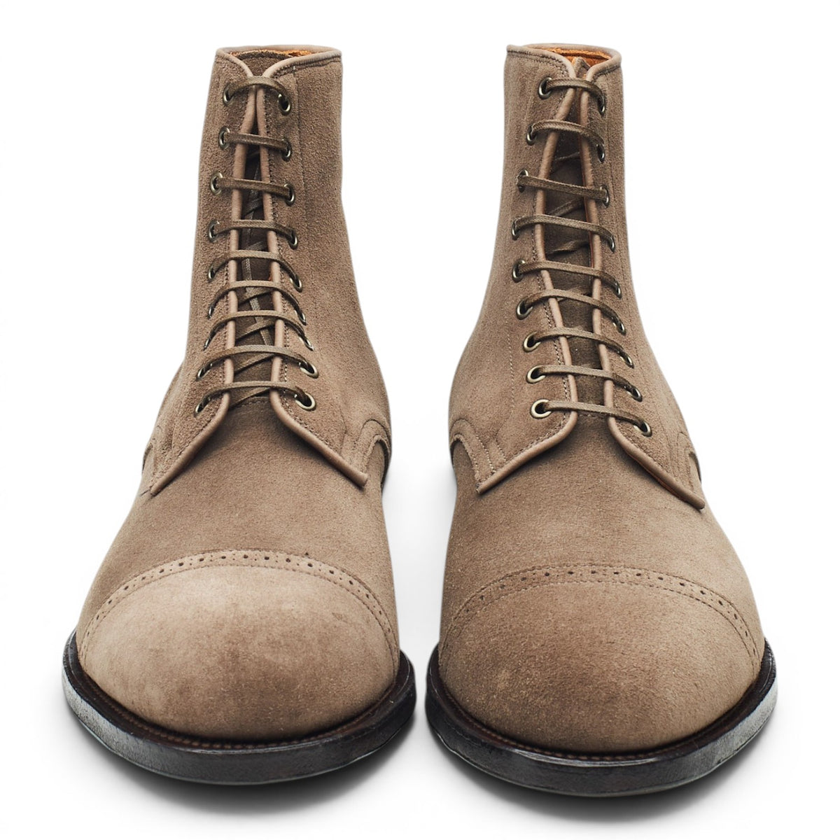 Grey Suede Service Boots UK 9