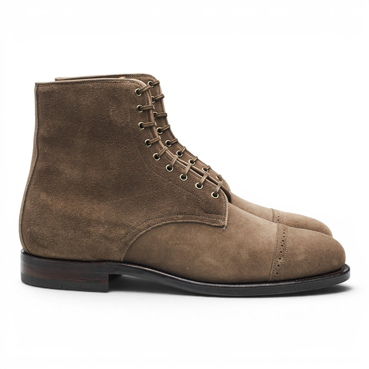 Grey Suede Service Boots UK 9