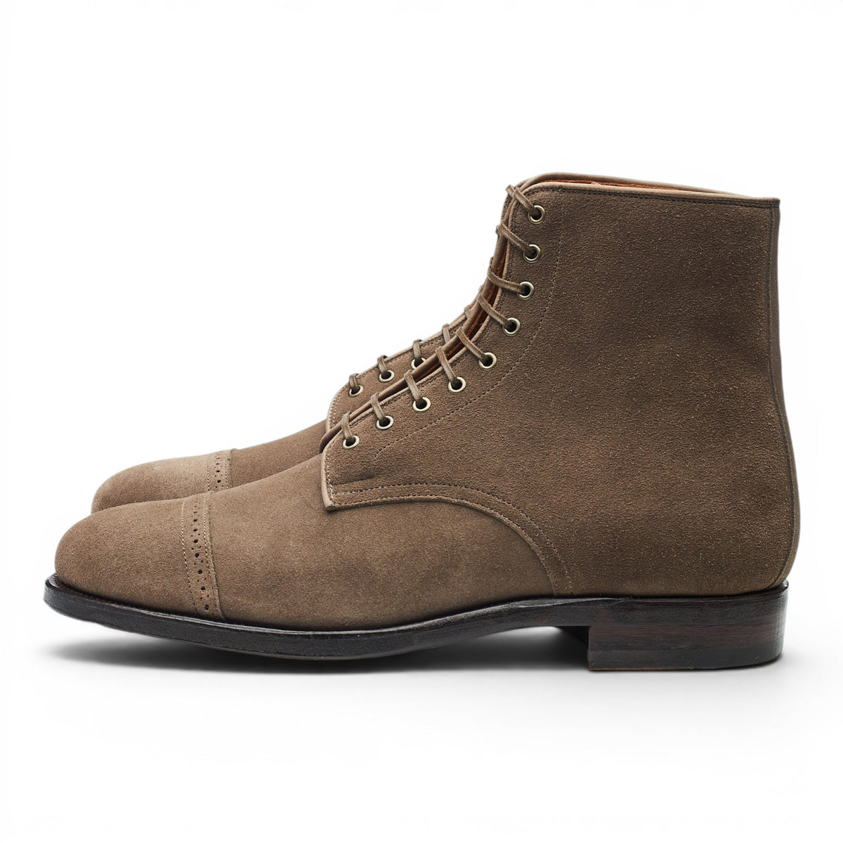 Grey Suede Service Boots UK 9