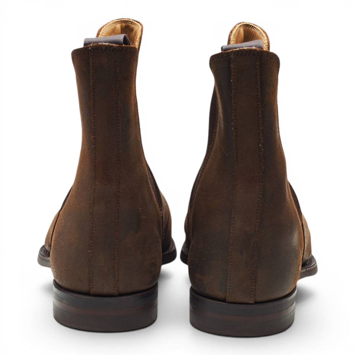 Women's 'Rachel' Dark Brown Rough-Out Suede Chelsea Boots UK 7 C