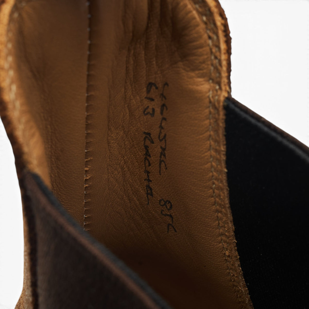 Women's 'Rachel' Dark Brown Rough-Out Suede Chelsea Boots UK 7 C