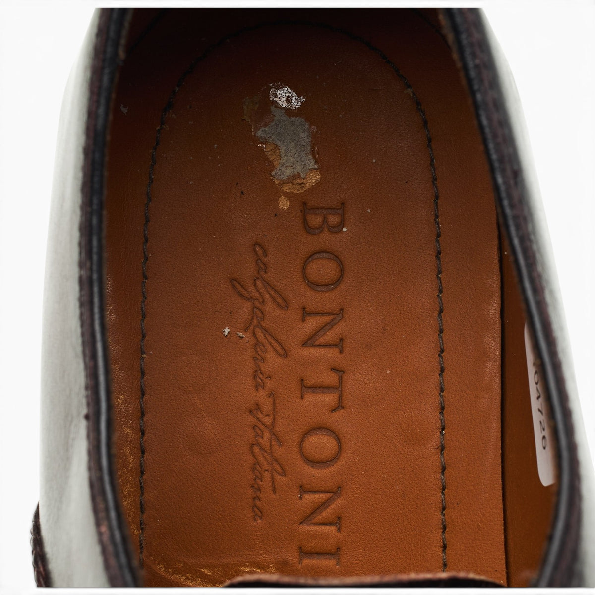 Dark Brown Patina Leather Oxford UK 9 EU 43