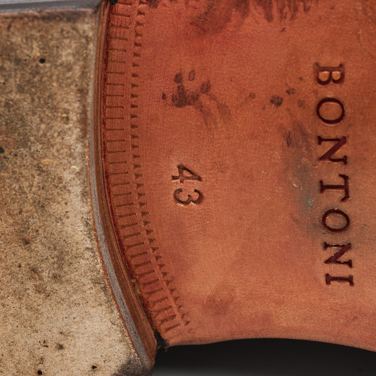 Dark Brown Patina Leather Oxford UK 9 EU 43