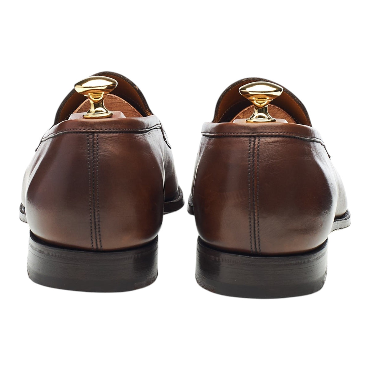 'Harrow' Brown Leather Loafers UK 9.5 E