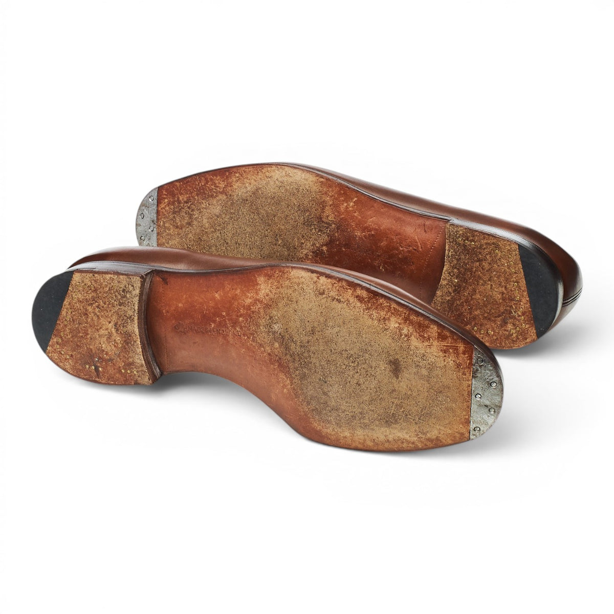 'Harrow' Brown Leather Loafers UK 9.5 E