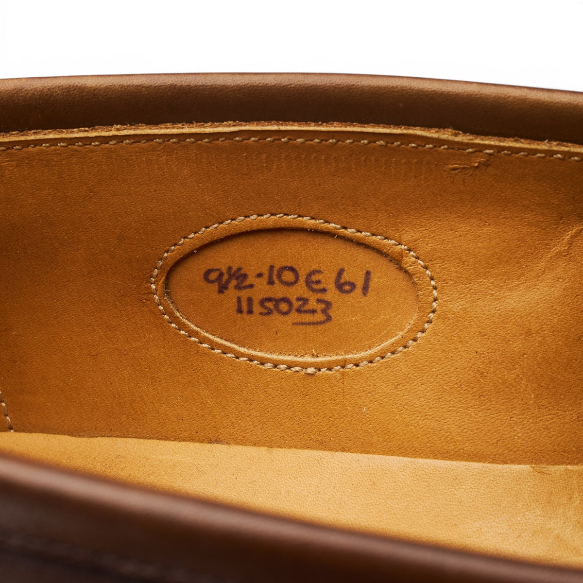 'Harrow' Brown Leather Loafers UK 9.5 E