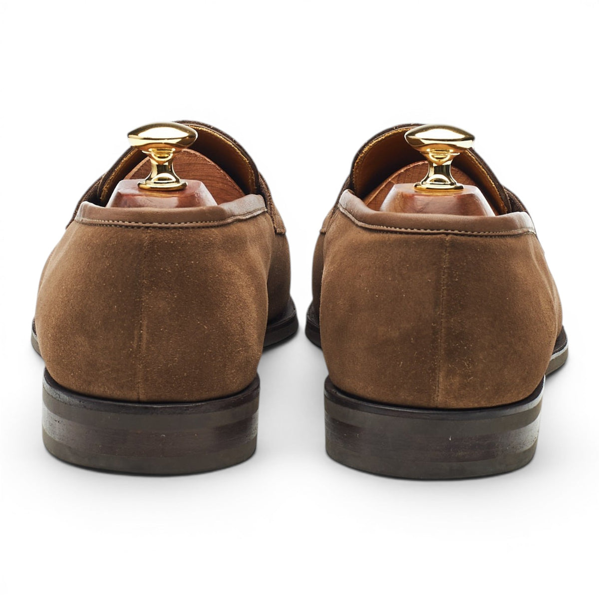 'Piccadilly' Light Brown Suede Loafers UK 9.5 E