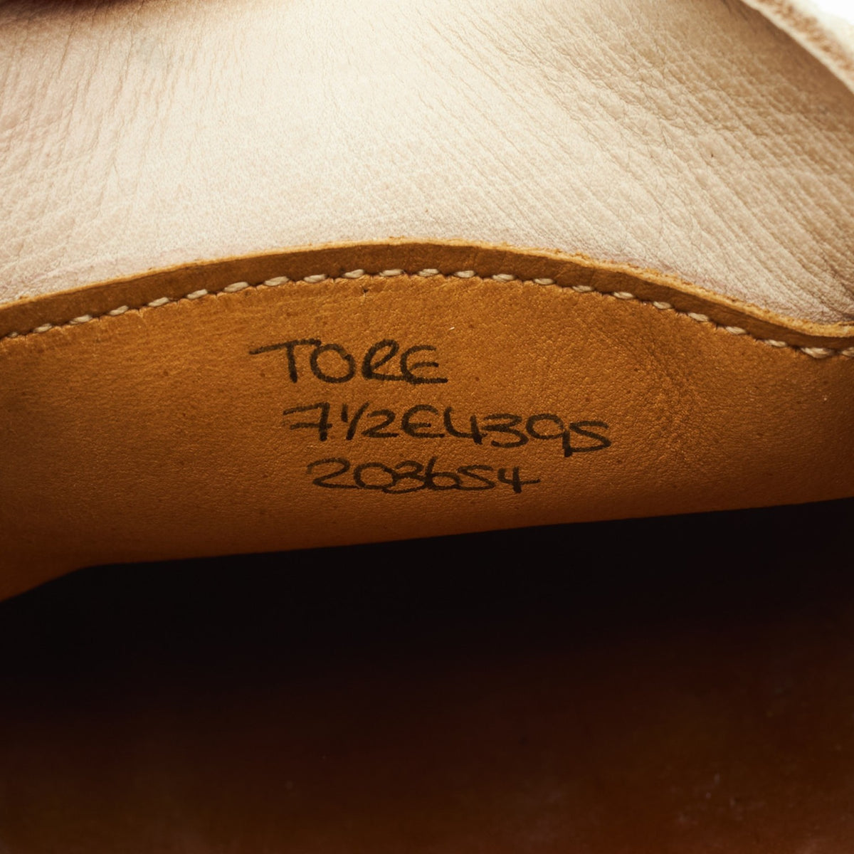 'Tore' Stone Suede Loafers UK 7.5 E