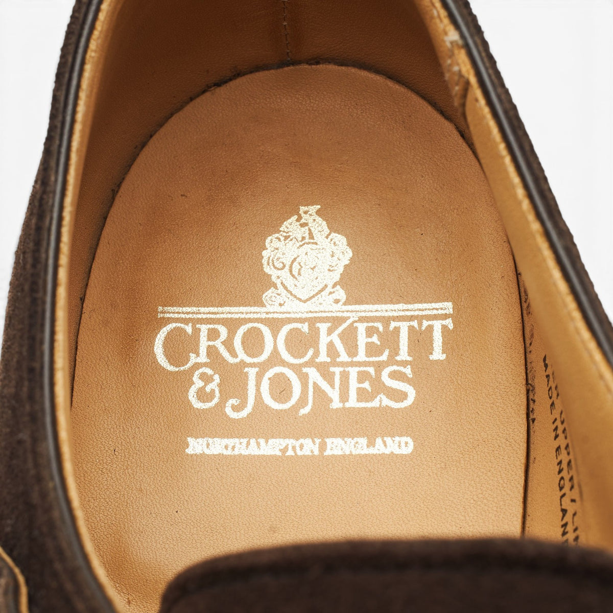 'Lowndes' Dark Brown Suede Double Monk Strap UK 8.5 E