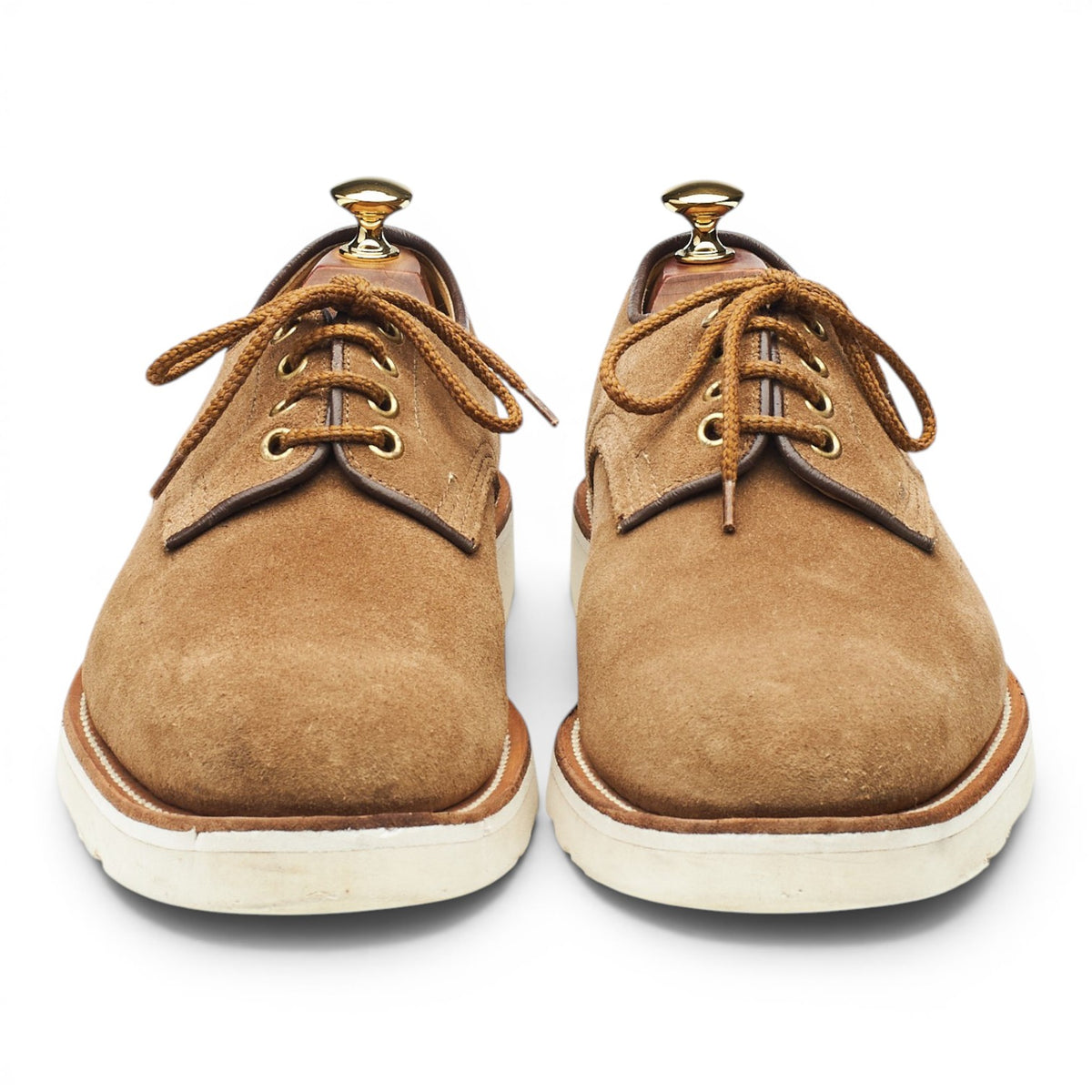 'Alvin' Snuff Brown Suede Derby UK 9