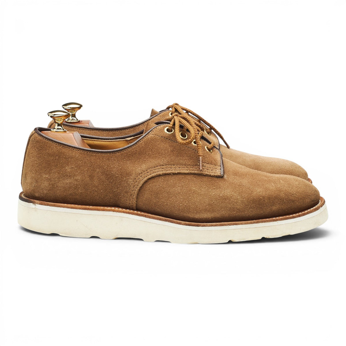 'Alvin' Snuff Brown Suede Derby UK 9