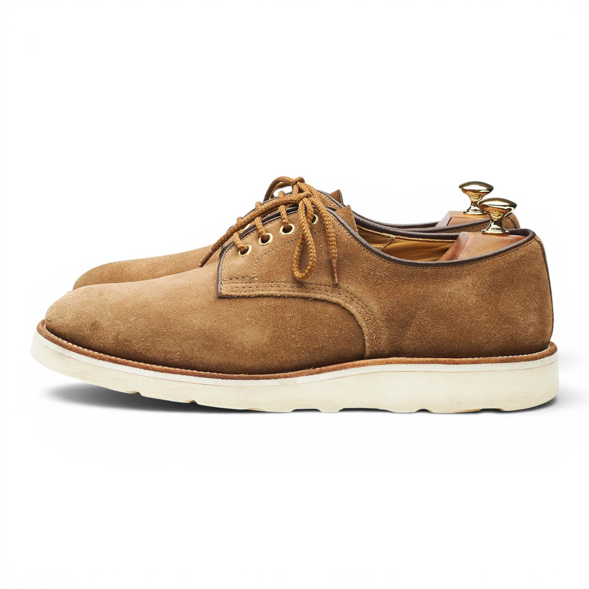 'Alvin' Snuff Brown Suede Derby UK 9