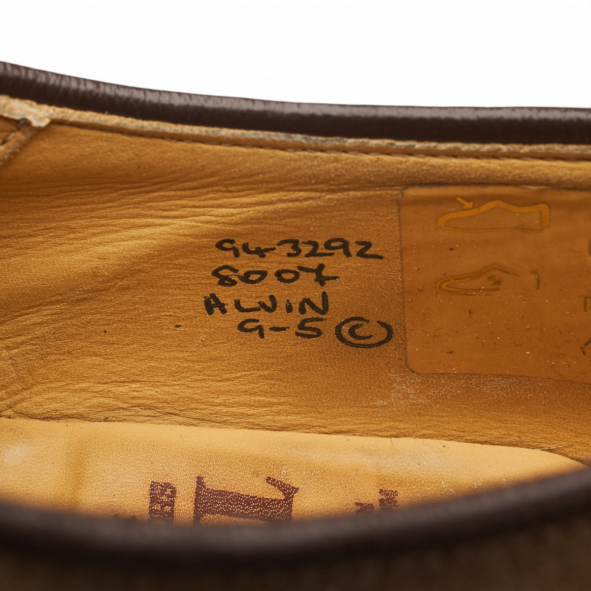 'Alvin' Snuff Brown Suede Derby UK 9