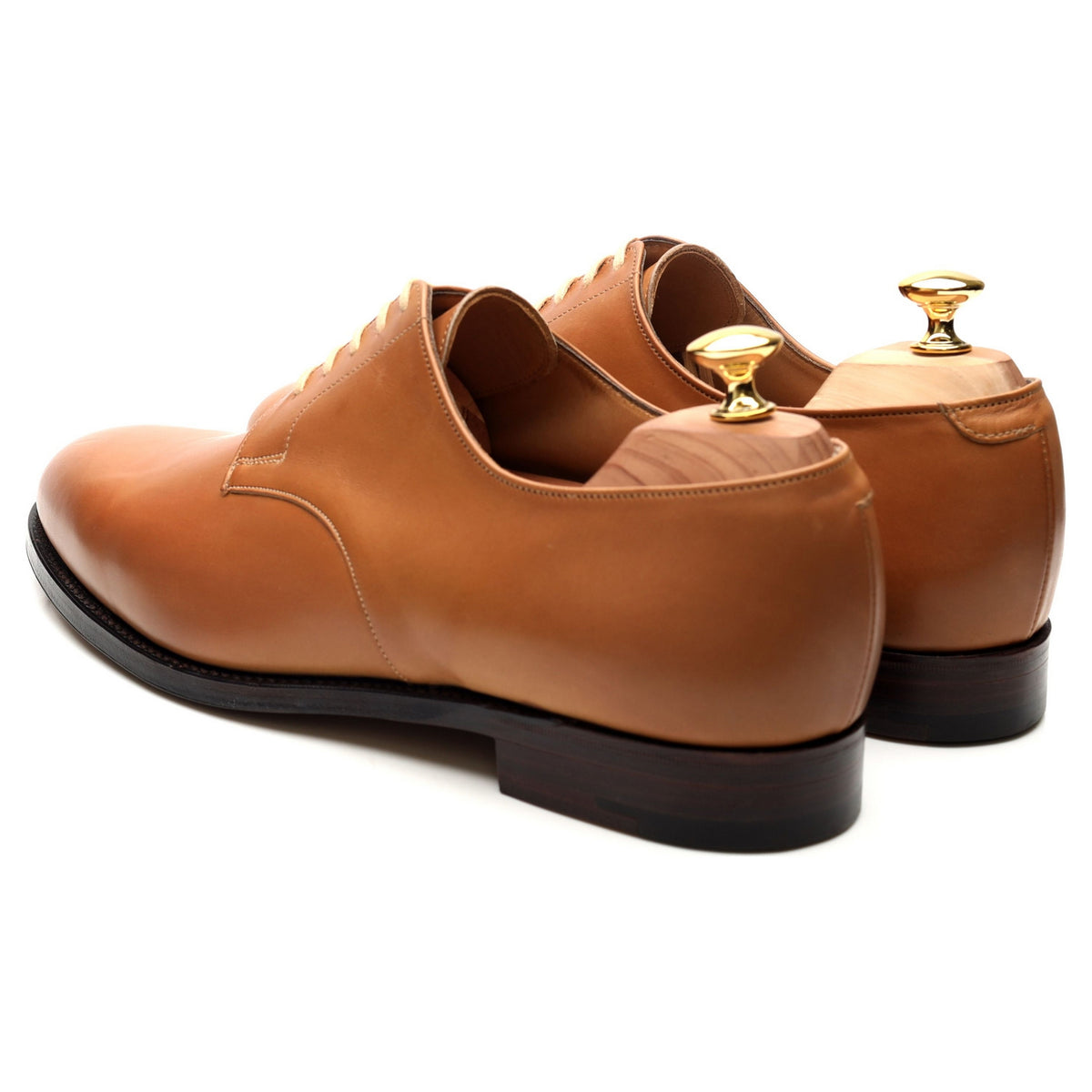 Tan Brown Leather Derby UK 11