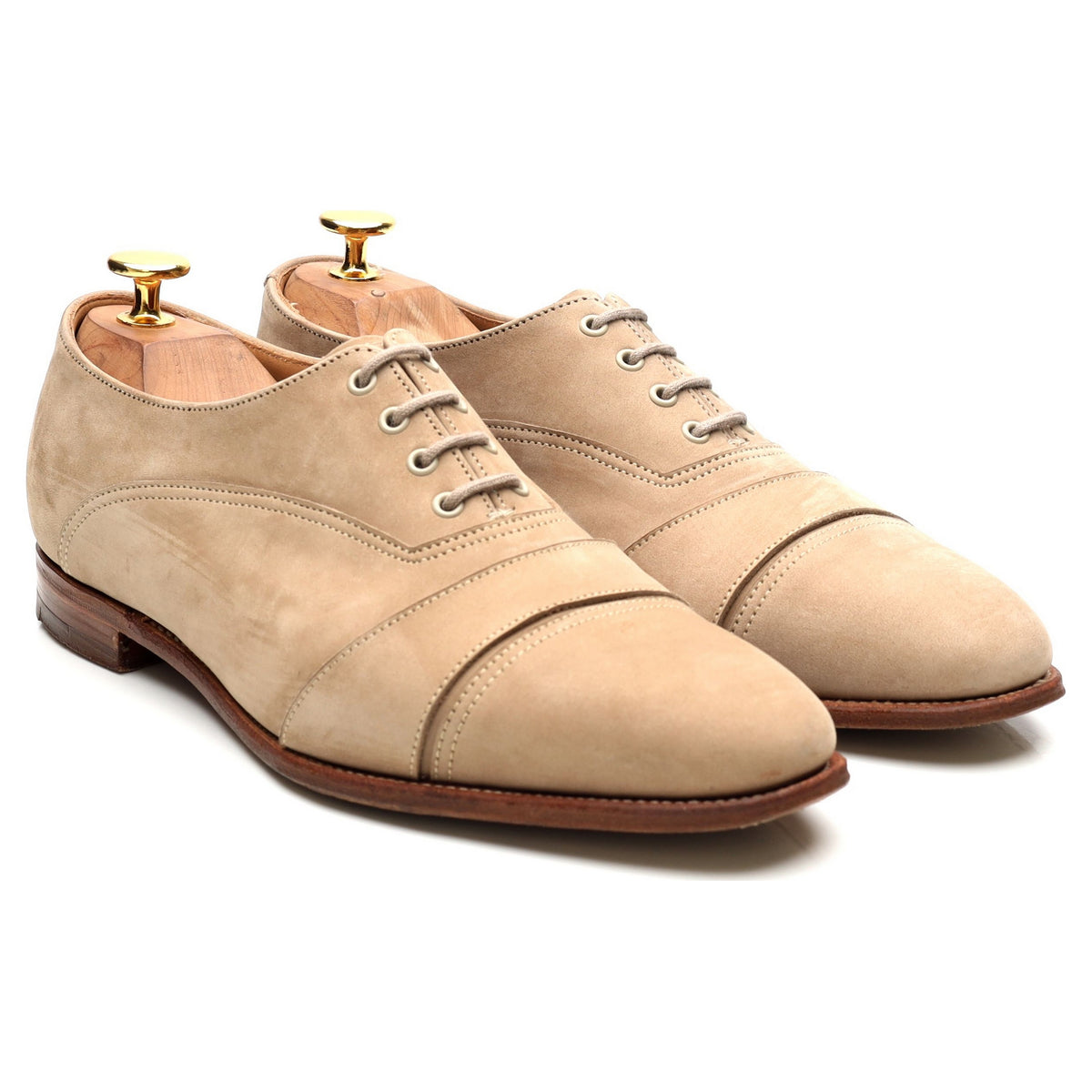 Women&#39;s &#39;Flora&#39; Stone Nubuck Oxford UK 6 C