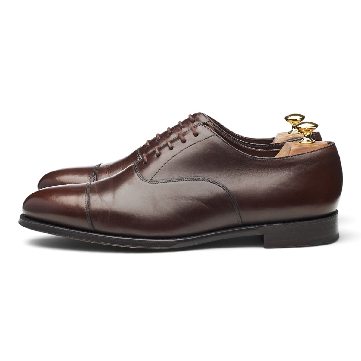 1880 'Aldwych' Dark Brown Leather Oxford UK 11 F