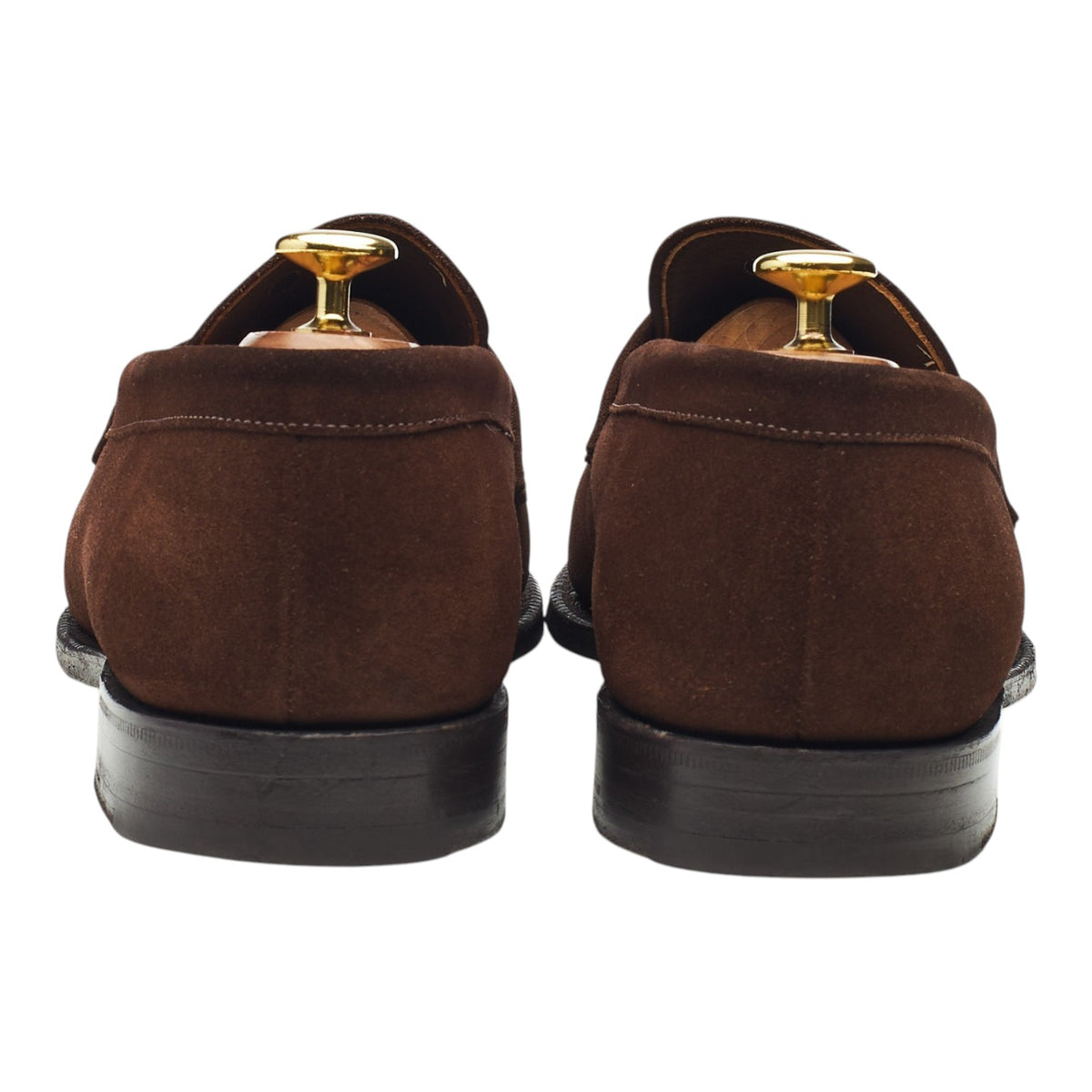 'Darwin' Brown Suede Split Toe Loafers UK 9 F