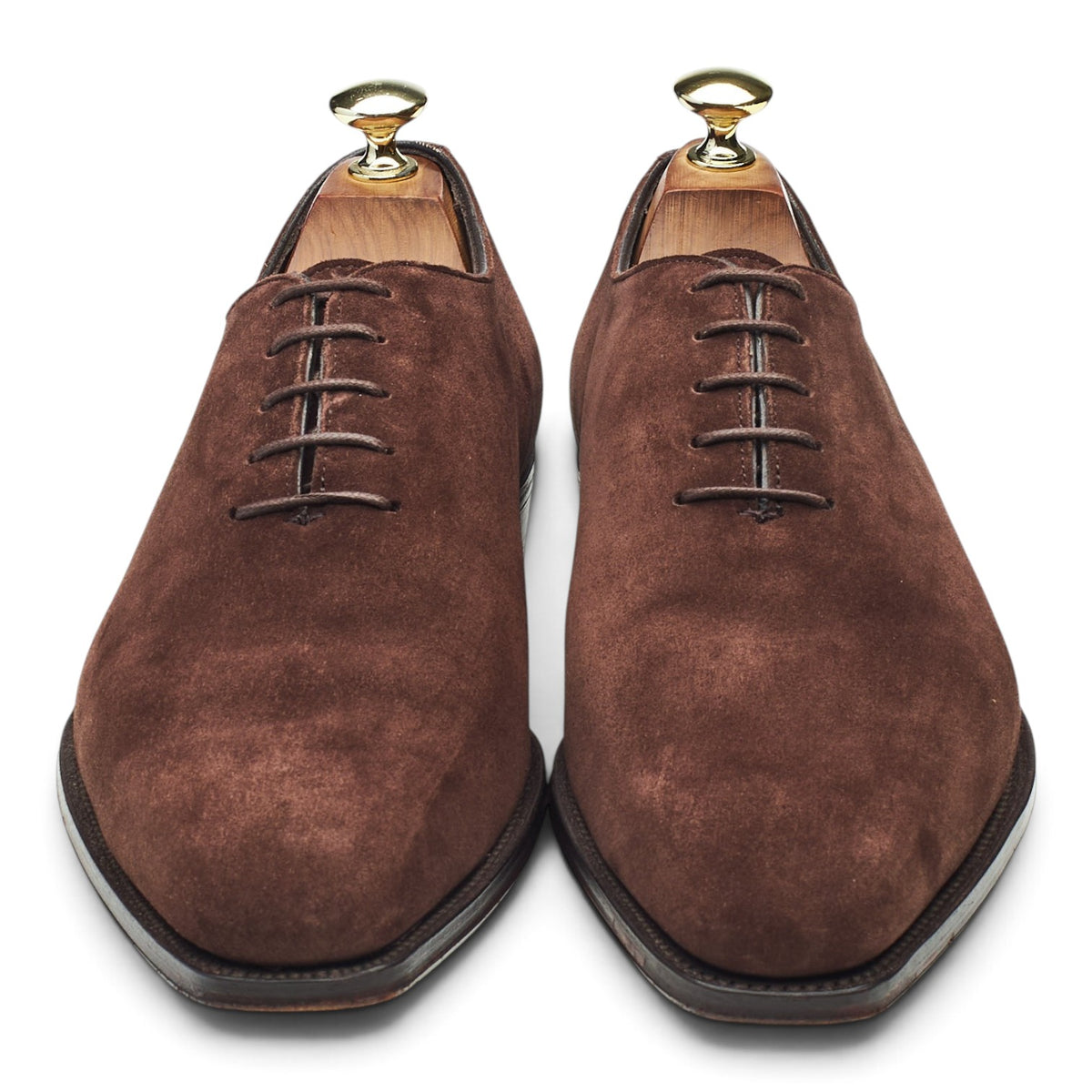 'Merlin' Dark Brown Suede Wholecut Oxford UK 7.5 E