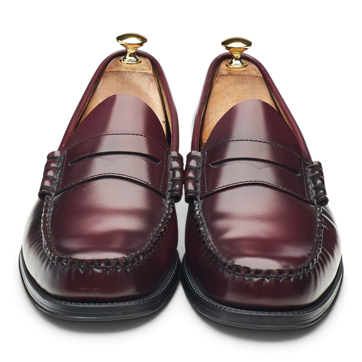 'Weejuns' Burgundy Leather Loafers UK 11