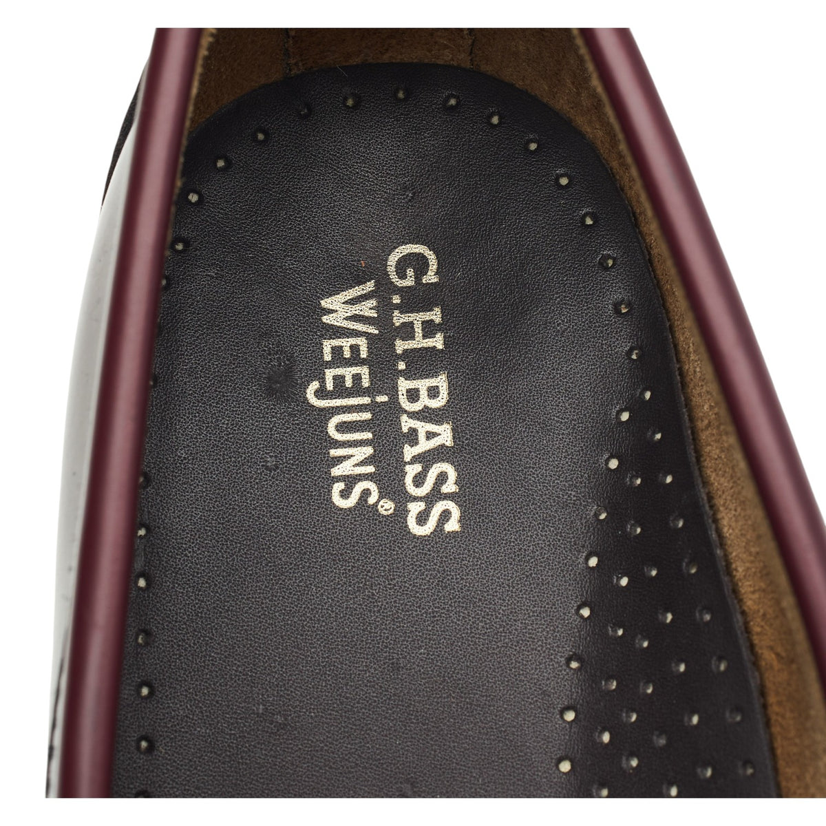 'Weejuns' Burgundy Leather Loafers UK 11