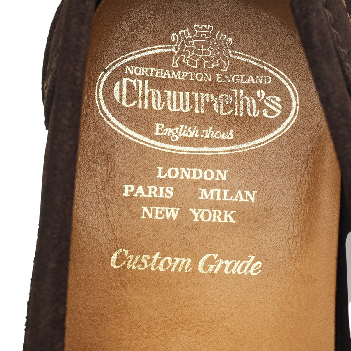'Pembrey' Dark Brown Suede Unlined Loafers UK 7.5 G