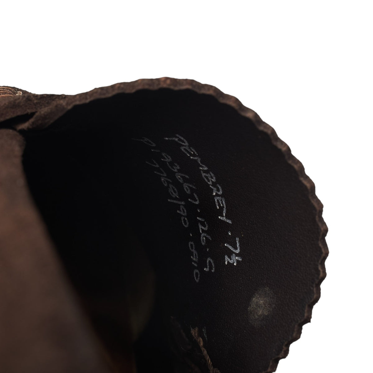 'Pembrey' Dark Brown Suede Unlined Loafers UK 7.5 G