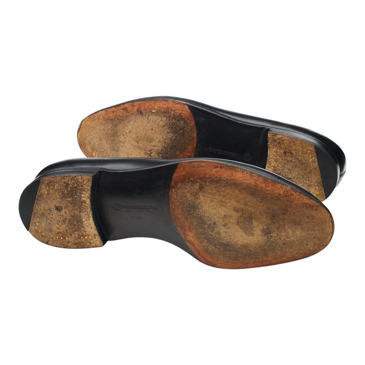 'Piccadilly' Black Leather Loafers UK 9 F