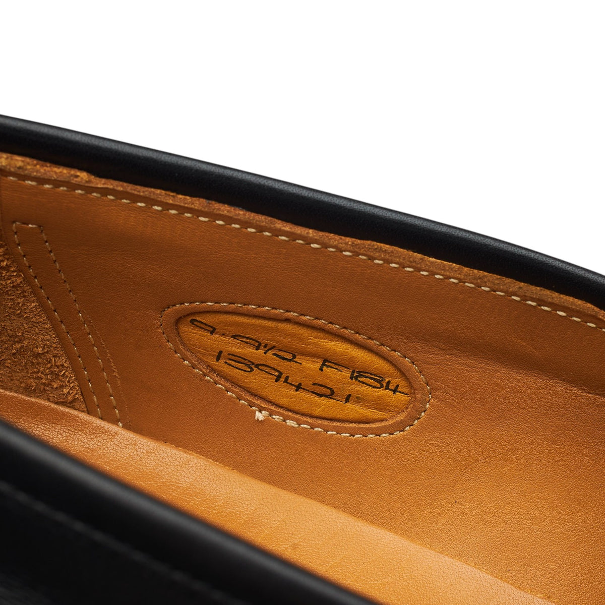 'Piccadilly' Black Leather Loafers UK 9 F