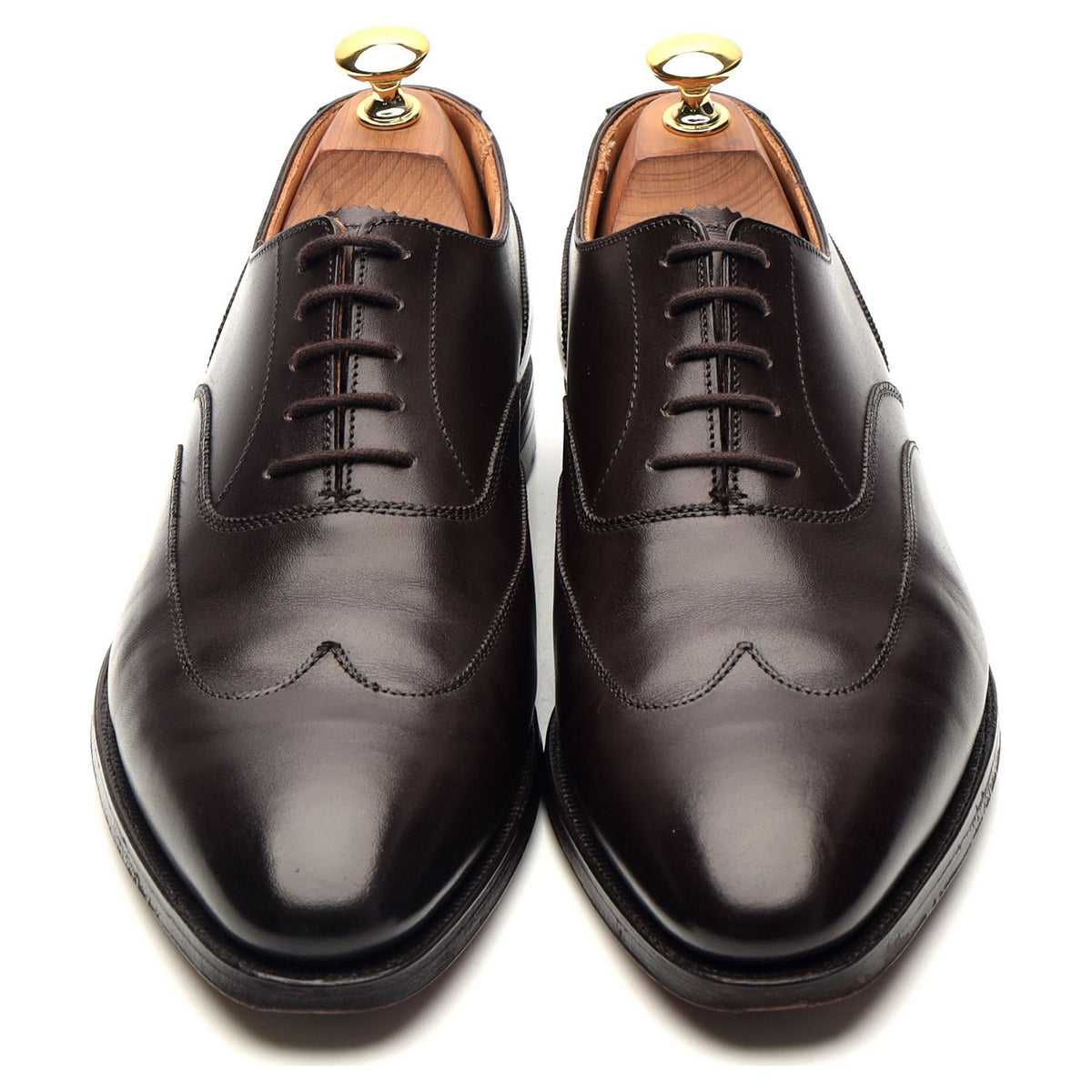 &#39;Tunbridge&#39; Dark Brown Leather Oxford UK 6.5 E