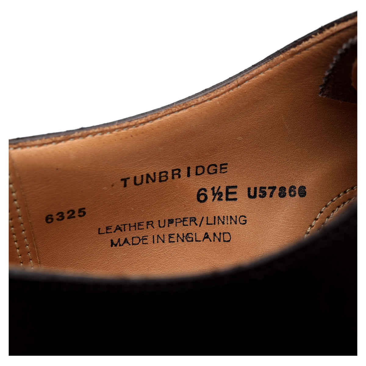 &#39;Tunbridge&#39; Dark Brown Leather Oxford UK 6.5 E