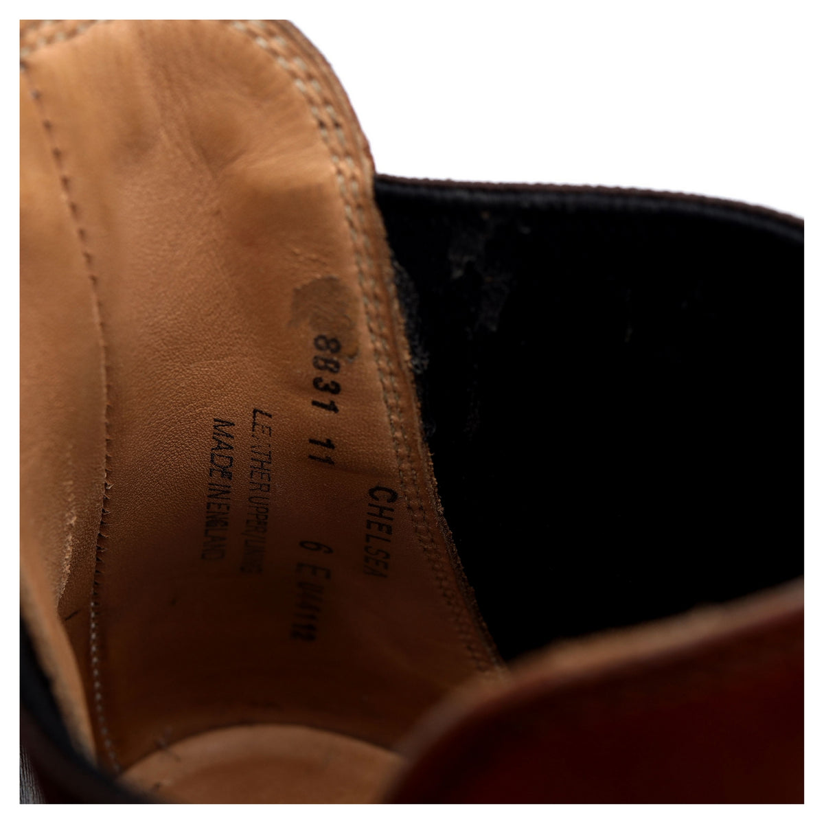 &#39;Chelsea&#39; Tan Brown Leather Chelsea Boots UK 6 E