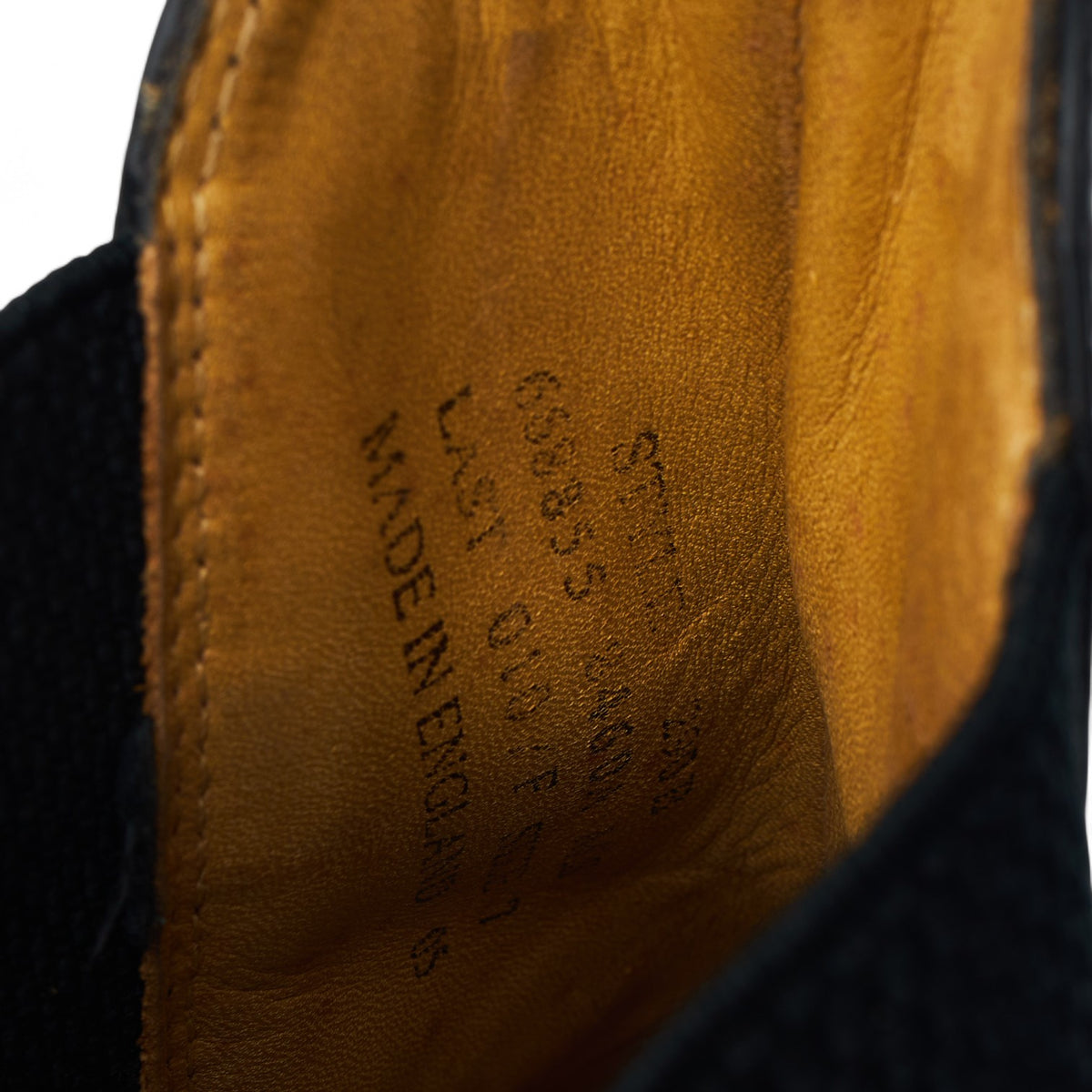 '290' Black Leather Chelsea Boots UK 7 F