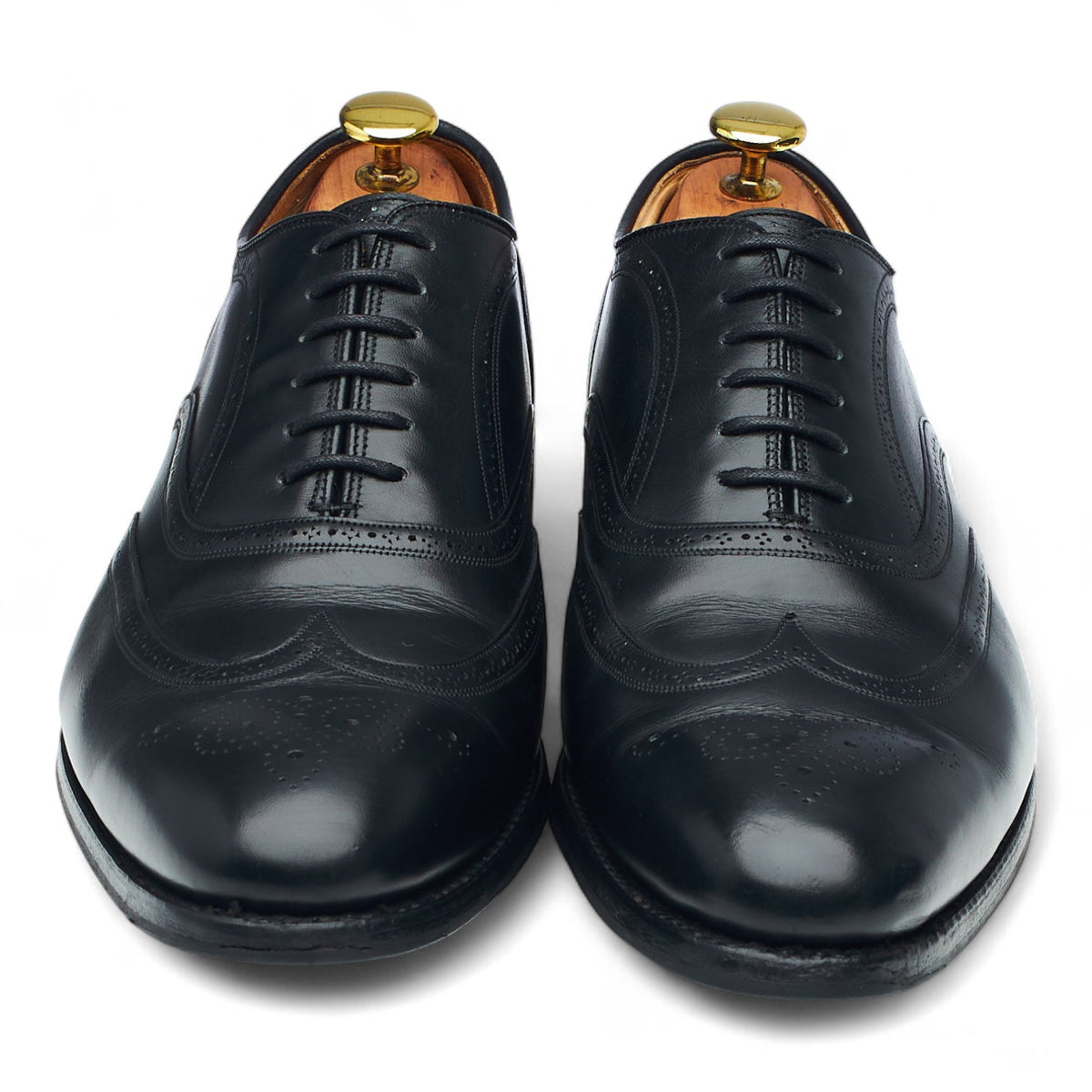 'Gunthorpe' Black Leather Oxford UK 8.5 F