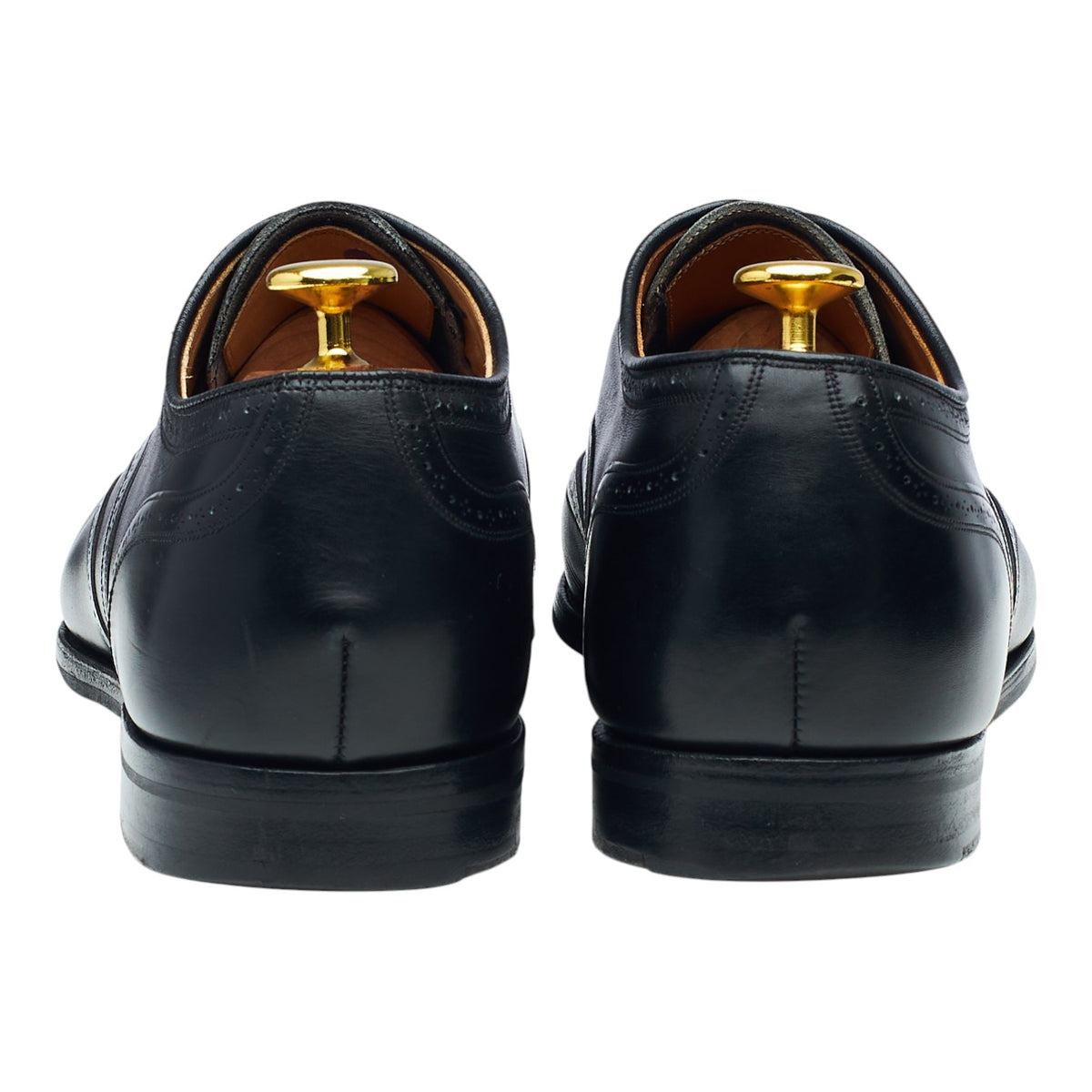 'Gunthorpe' Black Leather Oxford UK 8.5 F